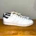 Adidas Shoes | Adidas Stan Smith Women's White Shoes Snakeskin Trim Patent Leather Sz 8.5 | Color: White | Size: 8.5