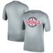 Men's Heathered Gray Louisville Cardinals Oval Stripe T-Shirt