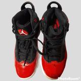 Nike Shoes | Nike Air Jordan Retro 6 Little Flex Sneakers | Color: Black/Red | Size: 2b