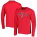 Men's Maryland Terrapins Red Wordmark Long Sleeve T-Shirt