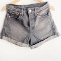 Levi's Shorts | Levi’s Vintage Black Wash Denim Cut Off Festival Shorts Sz27 | Color: Black | Size: 27