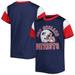 Youth Navy New England Patriots Helmet T-Shirt