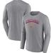 Men's Heathered Gray Arizona State Sun Devils Go Deep Long Sleeve T-Shirt