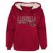 Girls Toddler Cardinal Arizona Cardinals Football Pullover Hoodie