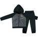 Toddler Russell Heather Gray/Black UCF Knights Team Raglan Full-Zip Hoodie & Pants Set