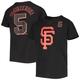 Youth Mike Yastrzemski Black San Francisco Giants Player T-Shirt