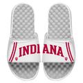 Men's ISlide White Indiana Hoosiers Basketball Jersey Pack Slide Sandals