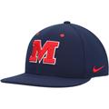 Men's Nike Navy Ole Miss Rebels Aero True Baseball Performance Fitted Hat