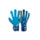 Torwarthandschuhe REUSCH "Attrakt Freegel Aqua Windproof" Gr. 10,5, bunt (goldfarben, blau) Damen Handschuhe Sporthandschuhe