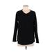 St. John's Bay Active T-Shirt: Black Solid Activewear - Women's Size Medium