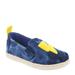 TOMS Alpargata Twin Gore Lightning Tiny - 6 Toddler Navy Slip On Medium