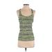 Calvin Klein Performance Active Tank Top: Green Activewear - Women's Size Small