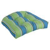 19-inch Rounded Back Indoor/Outdoor Chair Cushion - 19" x 19"