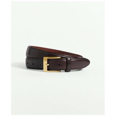Brooks Brothers Men's Cordovan Leather Belt | Burgundy | Size 36