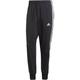 ADIDAS Herren Sporthose AEROREADY Essentials Tapered Cuff Woven 3-Streifen, Größe XXL in Schwarz