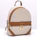 Michael Kors Bags | Michael Kors Kenly Medium Backpack Vanilla Signature Color | Color: Brown/White | Size: Medium