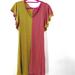 Anthropologie Dresses | Anthropologie Ella Mara Colorblock Striped Dress | Color: Pink/Yellow | Size: Xs
