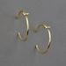 Lucky Brand Knot Hoop - Women's Ladies Accessories Jewelry Earrings in Gold