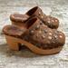 Free People Shoes | Free People Platform Claudia Clogs Sz 38 | Color: Brown/Tan | Size: 38