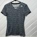 Adidas Tops | Adidas Gray White Black Tech Fit Fitted Shirt | Color: Gray | Size: S