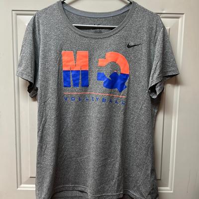 Nike Shirts | Nike Meq Volleyball Shirt, Size Xl | Color: Gray | Size: Xl