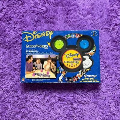 Disney Games | 2001 Disney Guess Words Game | Color: Blue | Size: One Size