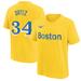 Youth Nike David Ortiz Gold Boston Red Sox City Connect Name & Number T-Shirt