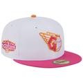 Men's New Era White/Pink Cleveland Guardians 2022 MLB All-Star Game 59FIFTY Fitted Hat