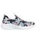 Skechers Women's Ultra Flex 3.0 - Flower Road Sneaker | Size 10.0 | Black | Textile/Synthetic | Vegan | Machine Washable