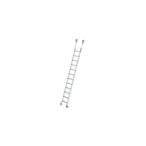 PROREGAL Stufen-Regalleiter fahrbar 14 Stufen