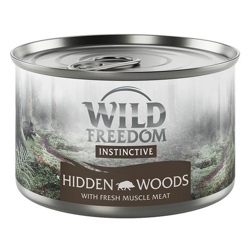 Wild Freedom Instinctive Ergänzungsfuttermittel 6 x 140 g - Hidden Woods- Wildschwein