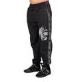 Gorilla Wear - Buffalo Old School Workout Pants - Schwarz/Grau - Bodybuilding und Fitness Bekleidung Herren Jogging Laufen bequem mit Logoaufdruck, L-XL