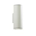 LITECRAFT Argo Up & Down Wall Light Outdoor LED Garden IP54 Fitting - White