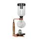 goodluxx Siphon Tea Siphon Pot Vacuum Coffeemaker Glass Type Coffee Machine Filter coffee maker rose gold