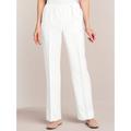 Blair Women's Alfred Dunner® Classic Pull-On Pants - White - 18W - Womens