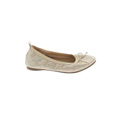 Kenneth Cole REACTION Flats: Gold Shoes - Kids Girl's Size 12 1/2