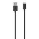 Belkin USB A - Micro-USB 2m USB cable 2.0 Micro-USB B Black