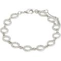 Pilgrim Silver Recycled Rogue Crystal Bracelet - 16cm