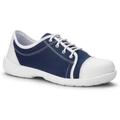 Chaussure de sécurité basse S1P SRC FASHION pour femme blanc/bleu marine P35 - S24 - LOANE-MARINE-35
