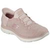 Slipper SKECHERS "SUMMITS DAZZLING HAZE", Damen, Gr. 38, rosa, Textil, sportlich, Schuhe, Slip Ins Sneaker, Freizeitschuh mit dezenten Kontrastdetails