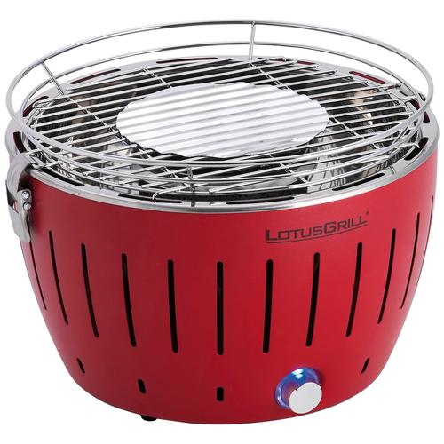 „Holzkohlegrill LOTUSGRILL „“S (G280)““ Grills Gr. H: 22 cm, rot (feuerrot) Holzkohlegrills“