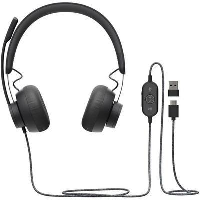 USB-Headset »Zone Wired Microsoft Teams« schwarz, Logitech