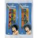 12pcs The Jungle Book Assorted Outer Colors and Characters Wood Pencil Set