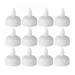 12 PCS Waterproof Flameless Floating Tealights Warm White Battery Flickering LED Tea Lights Candles - Wedding Party Centerpiece Pool & SPA