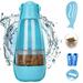 Dog Water Bottle 4 in 1 Portable Foldable Dog Water Dispenser with Food Storage and Dog Poop Bag Storage for Pets Outdoor Walking Hiking Travel