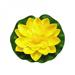 Final Clear Out! 1Pack Simulation Lily Pads for Ponds Artificial Lotus Realistic Water Lily Pads Leaves & Floating Foam Lotuses for Garden Koi Fish Pond Aquarium Pool Wedding Decor Yellow