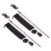 Uxcell Trekking Poles Collapsible Hiking Pole 51 Inch with Mud Basket 2 Pack Purple