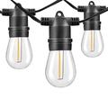 FungLam 27ft Outdoor String Lights Patio Lights with 10 Shatterproof LED Bulb Hanging Light String Commercial Grade Waterproof Edison Vintage String Lights