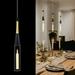 Modern Kitchen Island Crystal Candle Dimmable LED Pendant