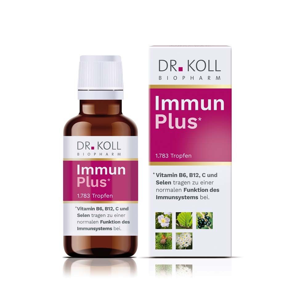 Immun Plus Dr.Koll Gemmo Kompl.Vit.B6 B12 Selen Tr 50 ml Tropfen Image
